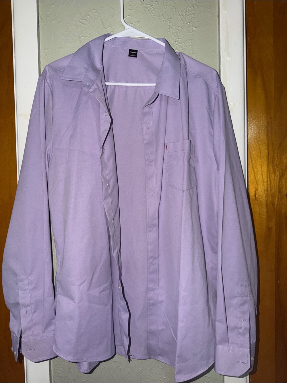 Men's Lavender Long-Sleeve Dress Shirt by